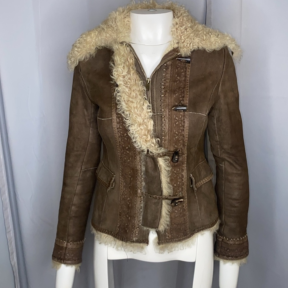 Penny lane Vintage Shearling Jacket size XS - small